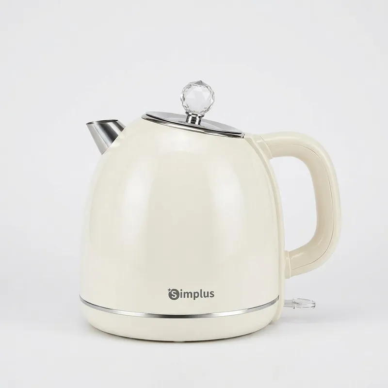 Simplus Hai lớp chống bỏng Ấm đun phong cách cổ điển Thép không gỉ 304 cấp thực phẩm Dung tích lớn 1.7L DRSH006