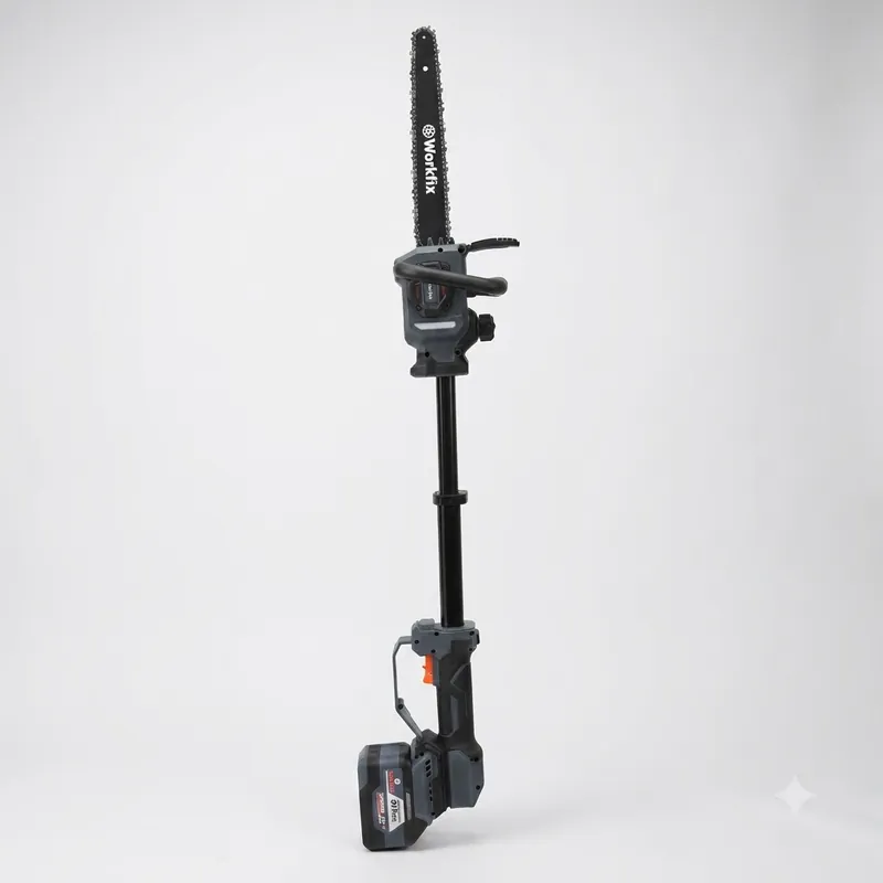 Máy Cưa Xích Kéo Dài Dùng Pin Workfix WF-CS12PROMAX - 12inch - Cần Nối Dài 60cm - Không chổi than
