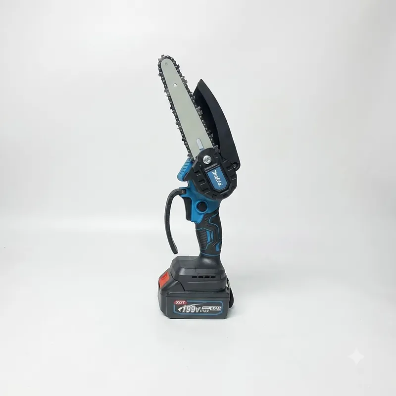 Máy Cưa Xích Cầm Tay 6 Inch Dùng Pin Tiện Lợi, Máy Cưa Gỗ,Lõi Đồng Không Chổi Than Bh 12TH