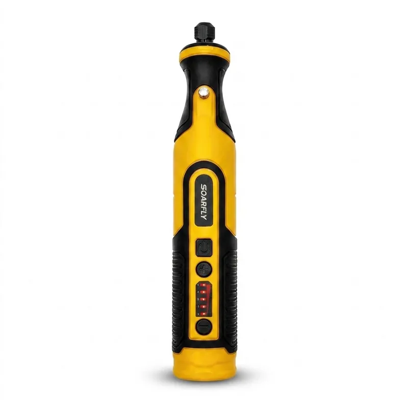 SOARFLYBộ 58 món 7.2V Máy mini mài cầm tay, mài đánh bóng mini, Máy mài khắc đa năng 3 tốc độ quay