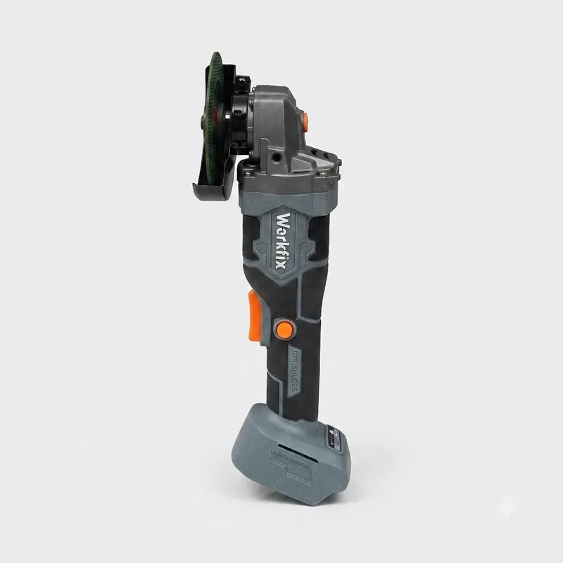 Máy Cắt Mài Góc Dùng Pin WORKFIX WF-AG7600CP, Tốc độ 7.600v./p, Không chổi than - Chân Phổ Thông