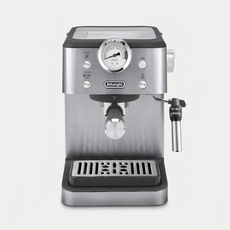 Máy Pha Cà Phê Espresso DeLonghi Classic EM450.M – 15 Bar, Đánh Sữa Cappuccino, Pha Cà Phê Ý Tại Nhà