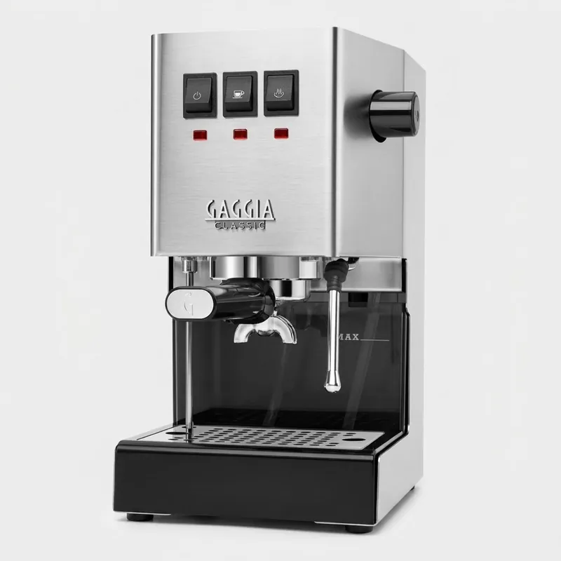Máy Pha Cà Phê Espresso Gaggia Classic E24 Inox – 58mm, 15 Bar, Vòi Hơi Chuyên Nghiệp, Made in Italy