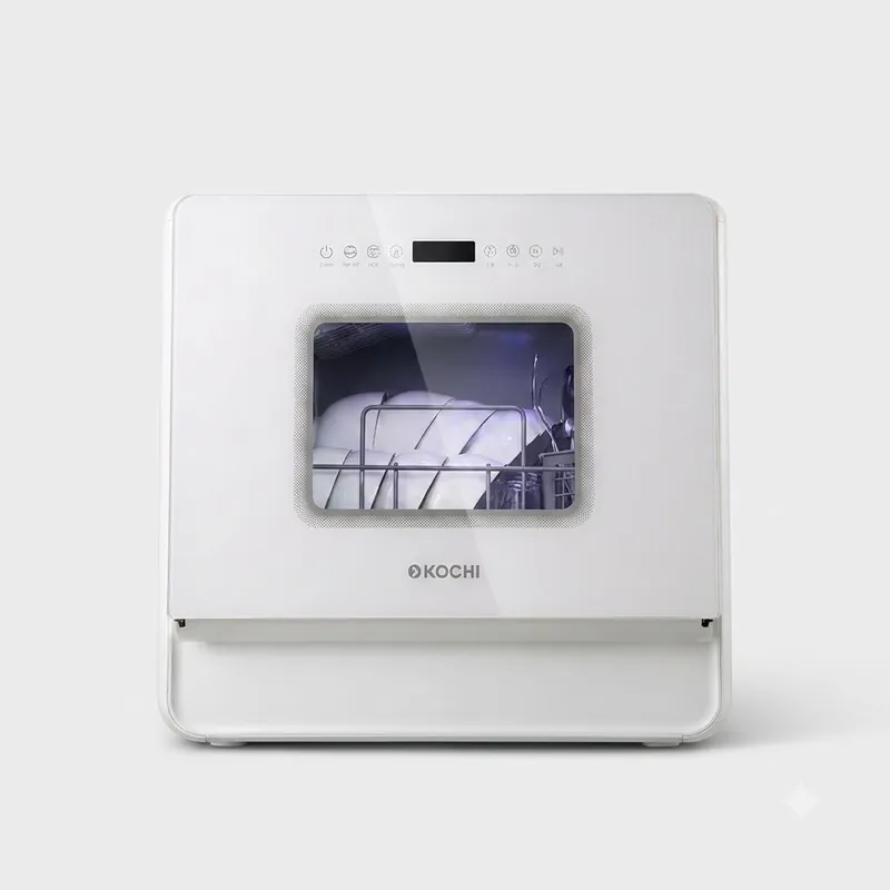 Máy rửa chén bát để bàn KOCHI C500 - Sức chứa 6 bộ - Không cần lắp đặt - 5+1 chương trình rửa - Sấy nóng PTC - KOCHI Vie