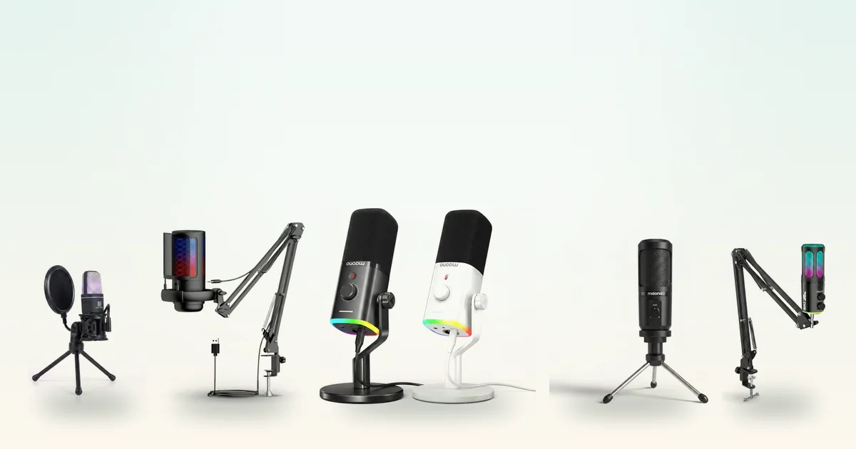 Top 5 mic thu âm podcast: chọn theo kết nối, núm gain và hướng thu