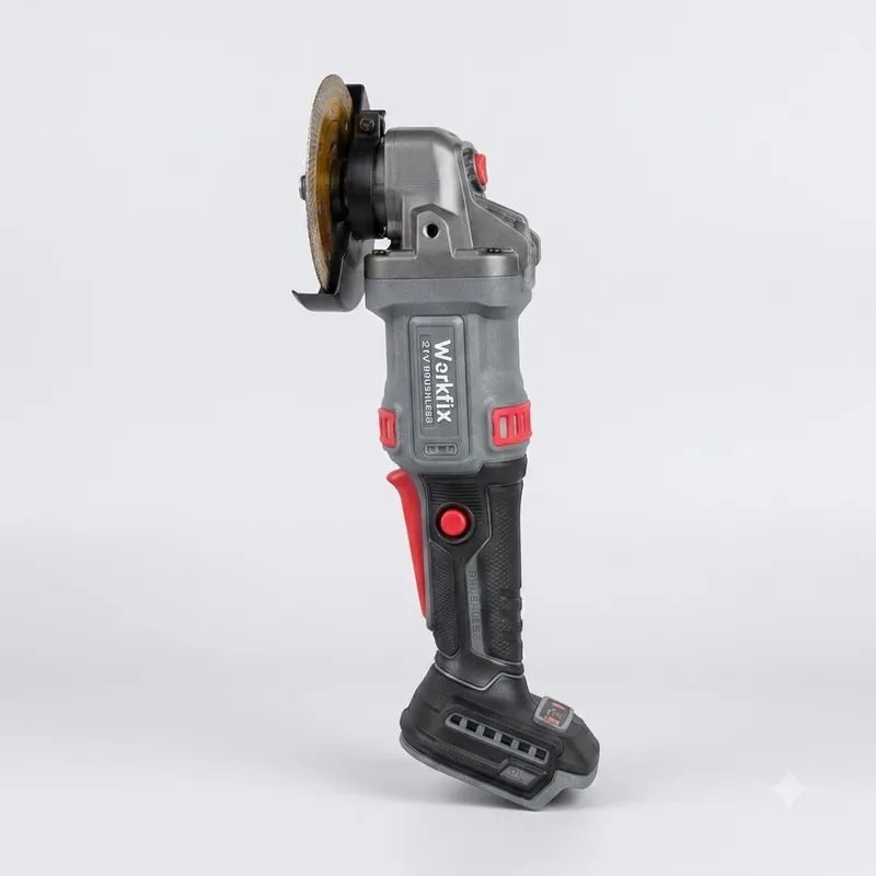 Máy Mài cầm tay WORKFIX WF-AG9000ATC, Anti-kickback,Chống sốc đá, Chống khởi động lại, Khởi động mềm