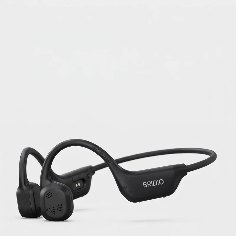 Tai Nghe Bluetooth Dẫn Truyền Xương BRIDIO X13 Thể Thao Không Nhét Tai IPX5 Pin 10H