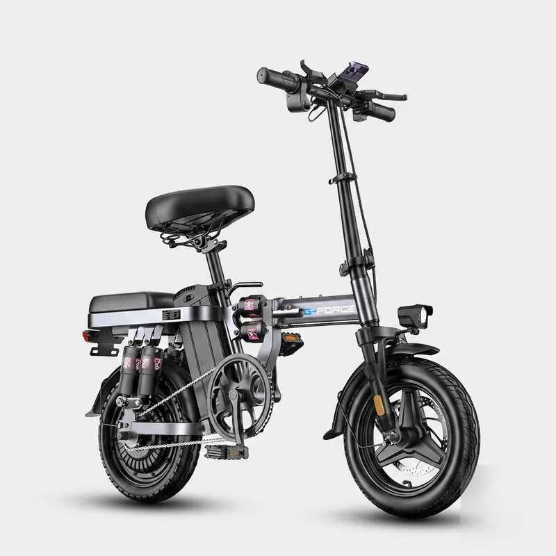 Xe đạp điện trợ lực G-Force D14 gấp gọn bỏ cốp tiện lợi. Xe điện trợ lực động cơ 400W. BH 12 tháng